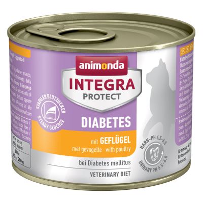 Animonda Integra Protect Adult Diabetes (blik, gevogelte) 200gr