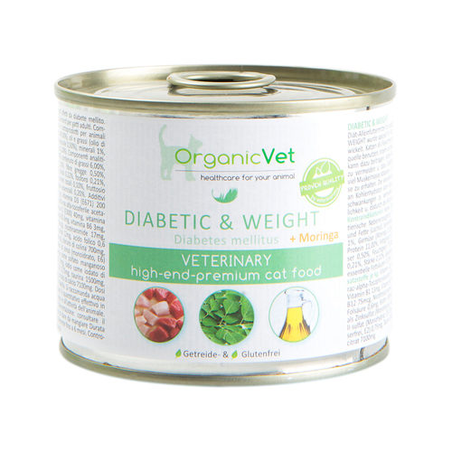 Organic Vet Diabetes en Gewicht (blik)